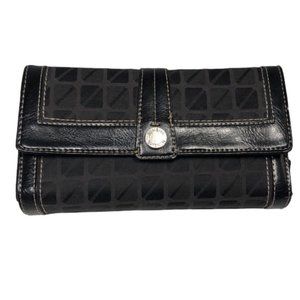 Black Women’s Clutch Wallet Nine & Co by NINE WEST Large Wallet Mini Purse